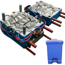 customized service household molding making precision plastic injection mould manufacture trash bin mold